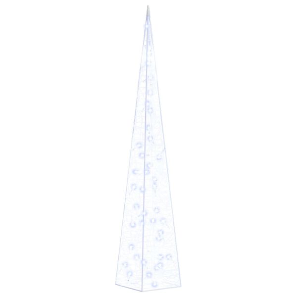 vidaXL Ljuskon LED akryl blå 90 cm