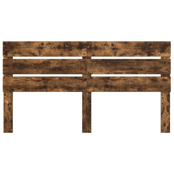 vidaXL Huvudgavel R&ouml;kt ek 200 cm Konstruerat tr&auml;