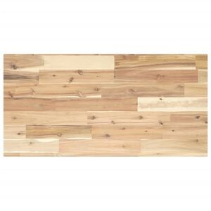vidaXL B&auml;nkskiva f&ouml;r badrum obehandlad 80x40x2 cm massivt akaciatr&auml;