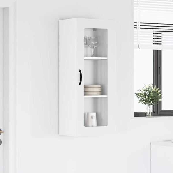 vidaXL K&ouml;kssk&aring;p Kalmar Vit 40 x 31 x 100 cm Konstruerat tr&auml;