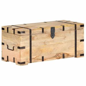 vidaXL Kista 90x40x40 cm massivt mangotr&auml;