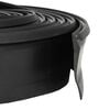vidaXL Garageportt&auml;tning Svart 52 x 2 mm 2,5 m PVC