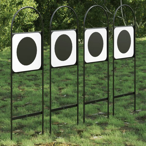 vidaXL Dressyrbokstäver 4 st Stål