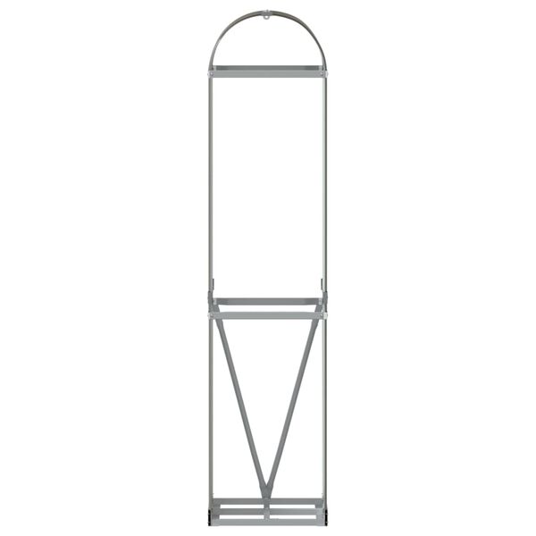 vidaXL Vedställ brun 40x45x170 cm galvaniserat stål
