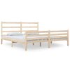 vidaXL S&auml;ngram massiv furu 140x190 cm