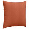 vidaXL Sofakuddar 2 pcs R&ouml;d orange 60 x 60 cm Kordread tyg