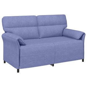 vidaXL Soffa 100% polyester metallram MDF, Plywood