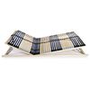 vidaXL Ribbotten utan madrass med 42 ribbor 7 zoner 100x200 cm