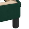 vidaXL Bed with Mattress "Hanko" Dark Green 90x200 cm Velvet