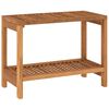vidaXL Sidobord f&ouml;r badrum 60x30x45 cm massiv teak
