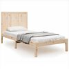 vidaXL S&auml;ngram utan madrass 90x190 cm massiv furu