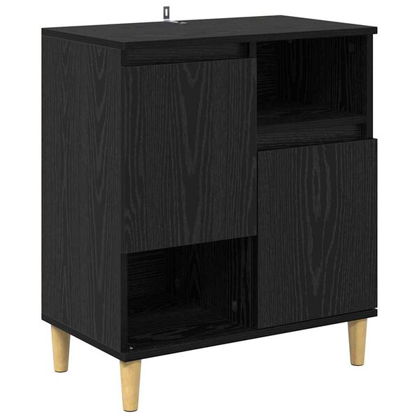 vidaXL Sideboard Svart ek 35 x 60 x 70 cm Konstruerat tr&auml;