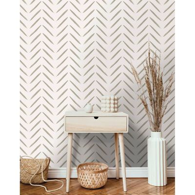 DUTCH WALLCOVERINGS Tapet Chevron taupe