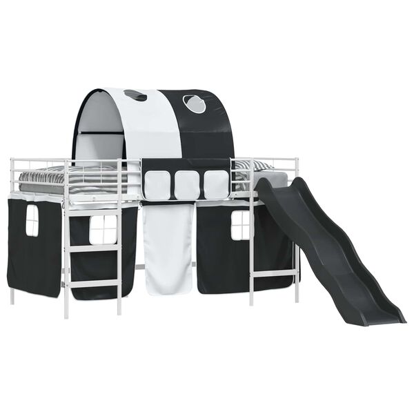 vidaXL Vit och svart 100 x 201 cm