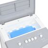 vidaXL Portabel luftkylare 3-i-1 vit 264x255x680 mm 80 W