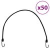 vidaXL Stroppar med reflekterande remsor och krokar 50 st 88 cm