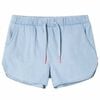 vidaXL Barnshorts mjuk denimbl&aring; 128