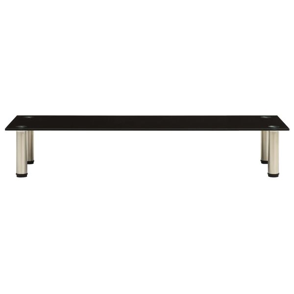 vidaXL TV-b&auml;nk svart 100x35x17 cm h&auml;rdat glas