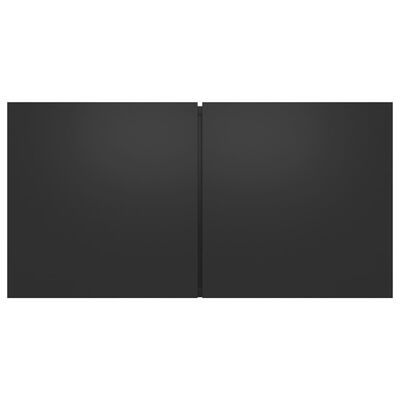 vidaXL Hängande TV-skåp 3 st svart 60x30x30 cm