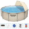 Bestway Poolset Power Steel med tak 396x107 cm