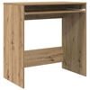 vidaXL Skrivbord Artisan Ek Konstruerat tr&auml; 77.5 x 43 x 79 cm