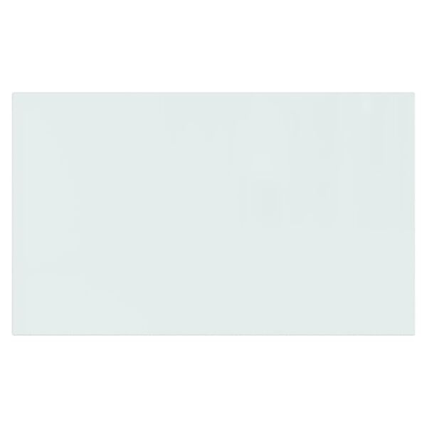 vidaXL Glasskiva för öppen spis rektangulär 100x60 cm