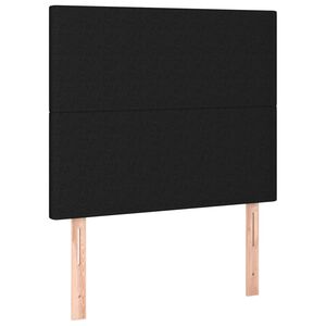 vidaXL S&auml;nggavel svart 80x5x118/128 cm tyg