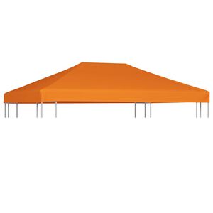 vidaXL Paviljongtak 310 g/m&sup2; 4x3 m orange