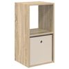 vidaXL S&auml;ngbord Sonoma-ek 35 x 32 x 68,5 cm Konstruerat tr&auml;