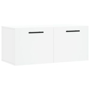 vidaXL V&auml;ggsk&aring;p vit 80x36,5x35 cm konstruerat tr&auml;