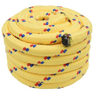 vidaXL B&aring;tsn&ouml;re 4 mm 5 m Gul