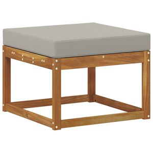 vidaXL Utomhuspall Massivt Akaciatr&auml; Naturf&auml;rg