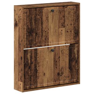 vidaXL V&auml;ggmonterad skosk&aring;p EDE 71 x 17 x 86 cm Konstruerat tr&auml;