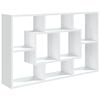 vidaXL V&auml;gghylla vit 85x16x52,5 cm konstruerat tr&auml;