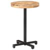 vidaXL Caf&eacute;bord runt &Oslash;50x75 cm grovt mangotr&auml;