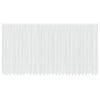 vidaXL Spetsgardin med gardiner Blommor Vit 245 x 750 cm Polyester