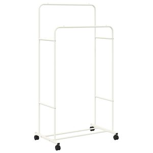 vidaXL Kl&auml;dh&auml;ngare Vit 80 x 53 x 156 cm