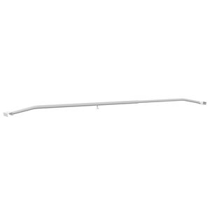 vidaXL Tarpaulinbracket f&ouml;r sl&auml;p Silver 136-218 cm