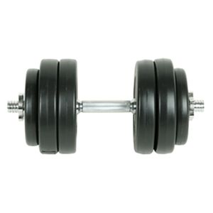 vidaXL Hantelset 9 delar 15 kg