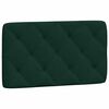 vidaXL Bed Frame without Mattress Dark Green 90x190 cm Velvet