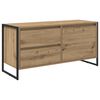 vidaXL TV-sk&aring;p 100 x 36 x 49.5 cm Artisan Ek Konstruerat tr&auml;