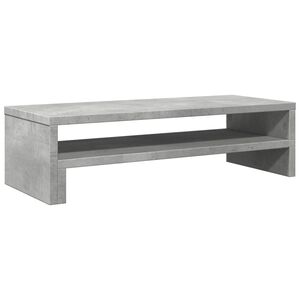vidaXL Sk&auml;rmst&auml;ll betonggr&aring; 54x22x15 cm konstruerat tr&auml;