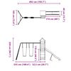 vidaXL Lekplats massivt douglastr&auml;