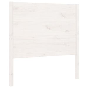 vidaXL S&auml;nggavel vit 106x4x100 cm massiv furu