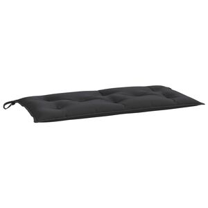 vidaXL B&auml;nkdyna f&ouml;r tr&auml;dg&aring;rden svart 100x50x7 cm oxfordtyg