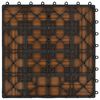 vidaXL Terrassplattor 11 pcs Teak 30 x 30 cm WPC