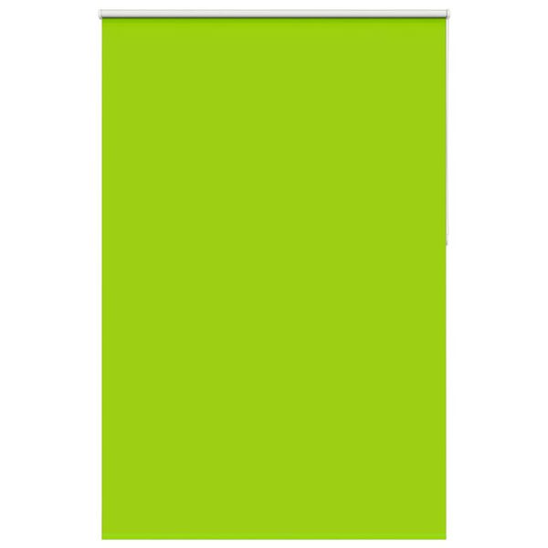 vidaXL Rullgardin m&ouml;rkl&auml;ggning blad gr&ouml;n 165x230 cm tyg bredd 161,6 cm