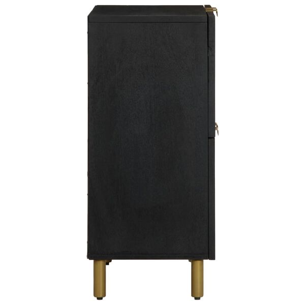 vidaXL Skänk svart 60x33x75 cm konstruerat trä