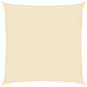 vidaXL Solsegel 160 g/m&sup2; gr&auml;ddvit 2,5x2,5 m HDPE