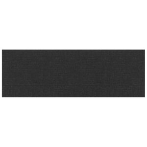 vidaXL V&auml;ggs&auml;nggavel 12 st 90 x 30 cm Svart tyg
